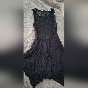 Monteau Black Lace Dress